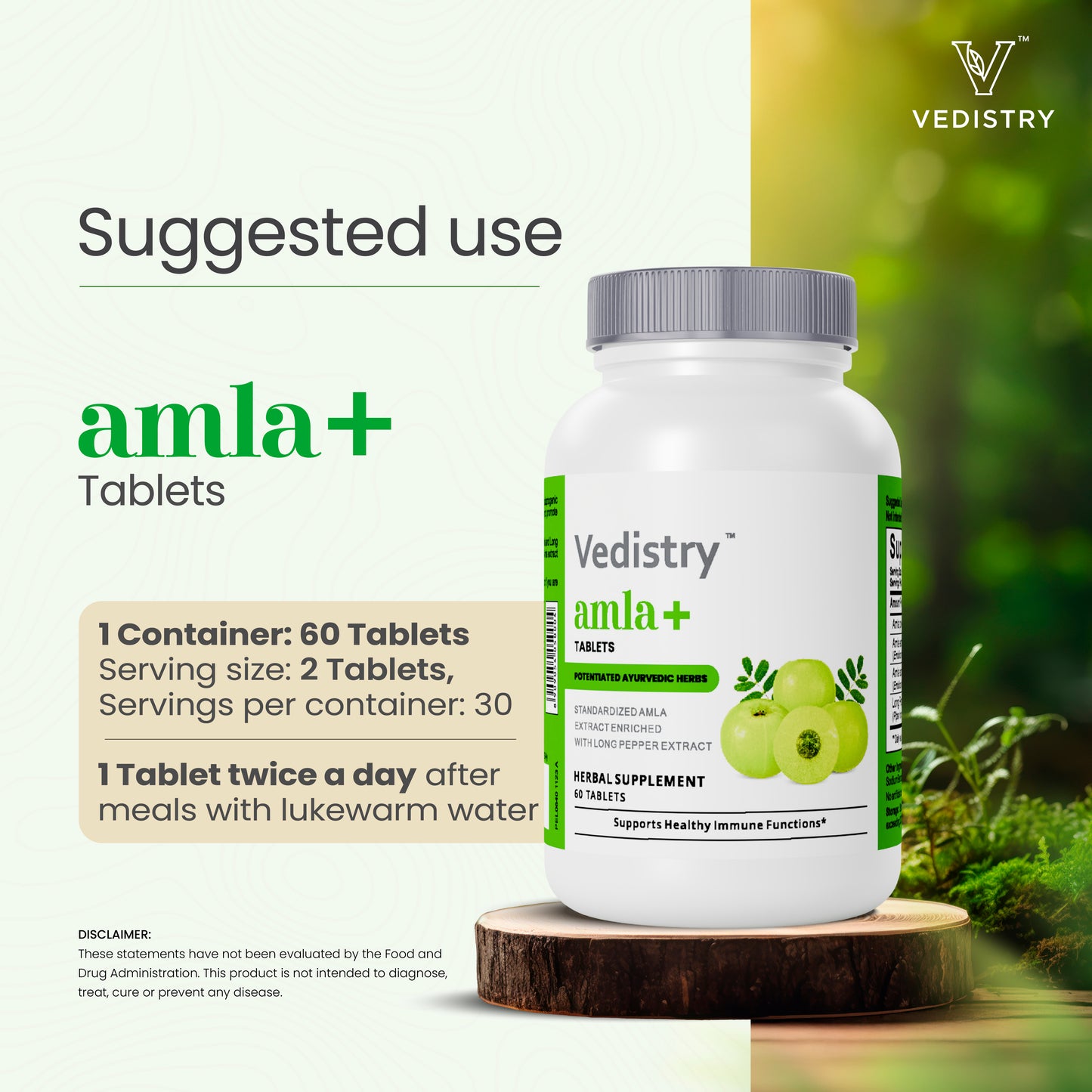Vedistry Amla+ Tablets