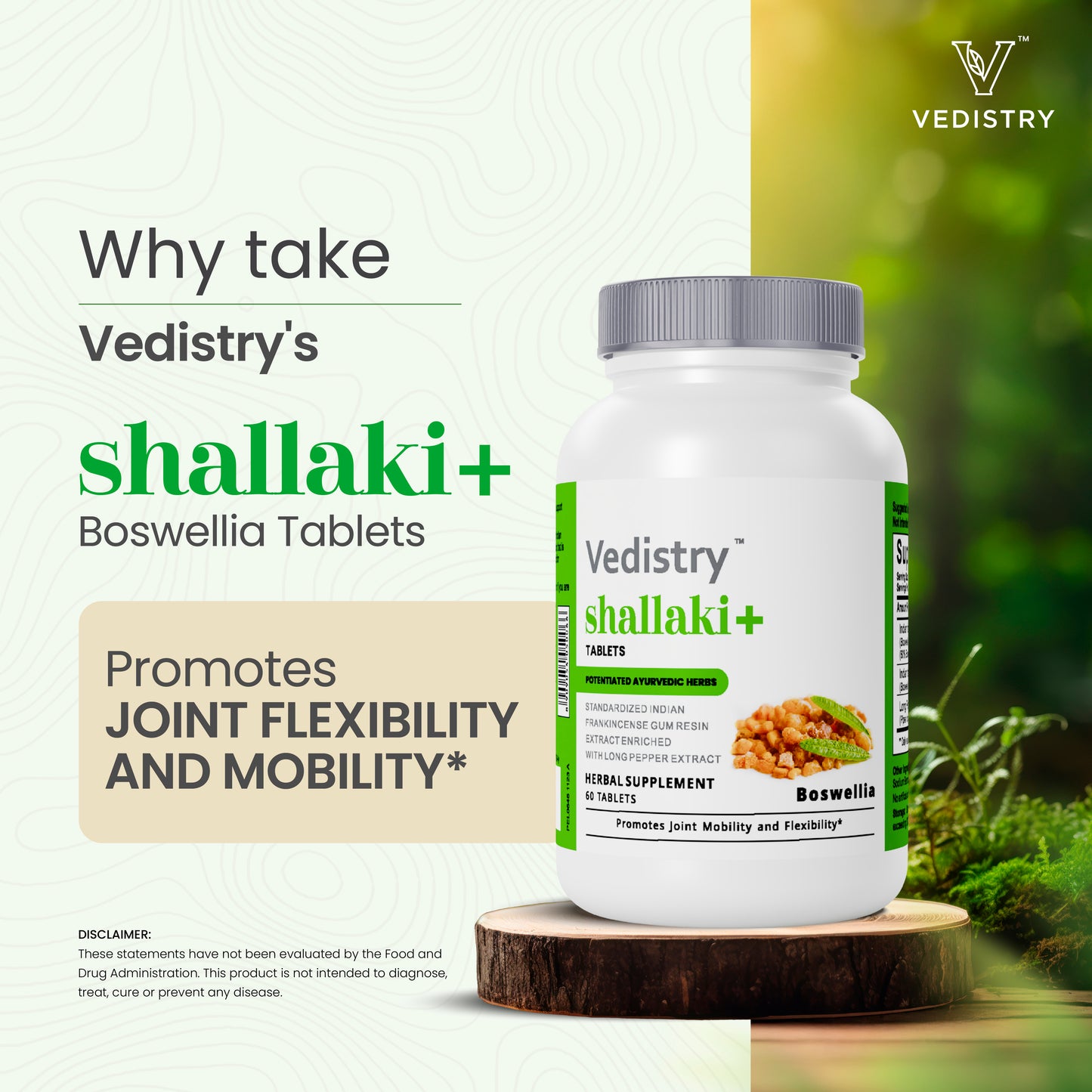 Vedistry shallaki+ Boswellia Tablets