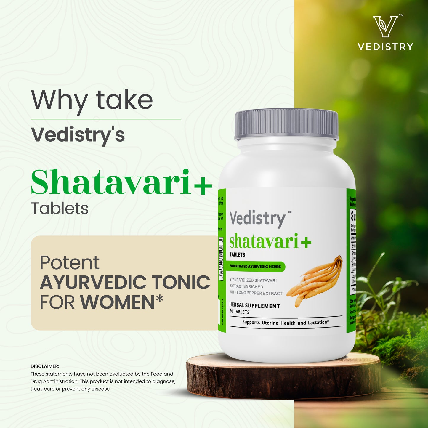 Vedistry Shatavari+ Tablets