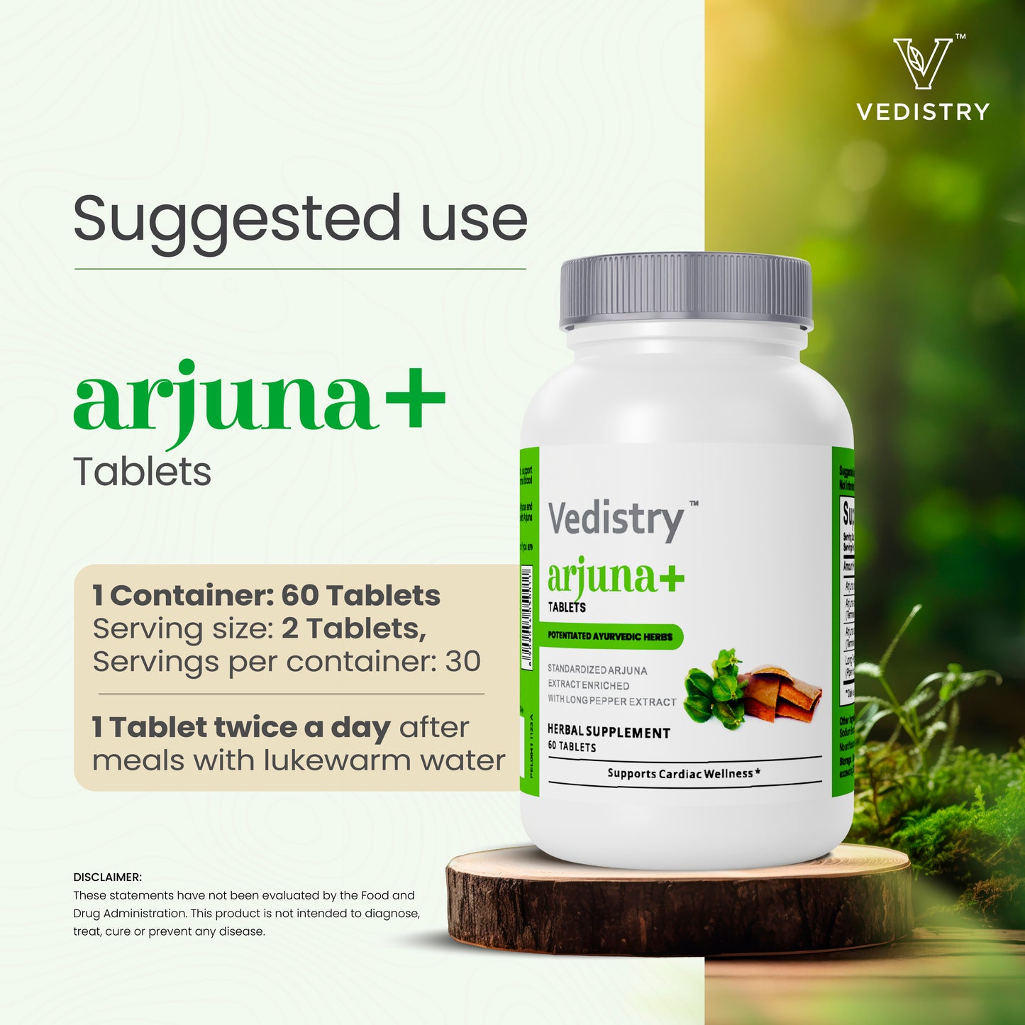 Vedistry arjuna+ Tablets