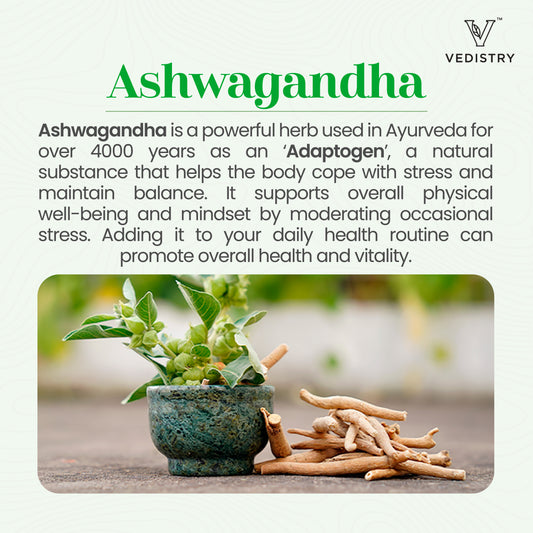 Vedistry ashwangandha+ Tablets