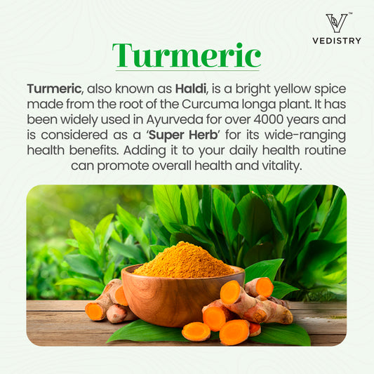 Vedistry Haldi+ (Turmeric) Tablets