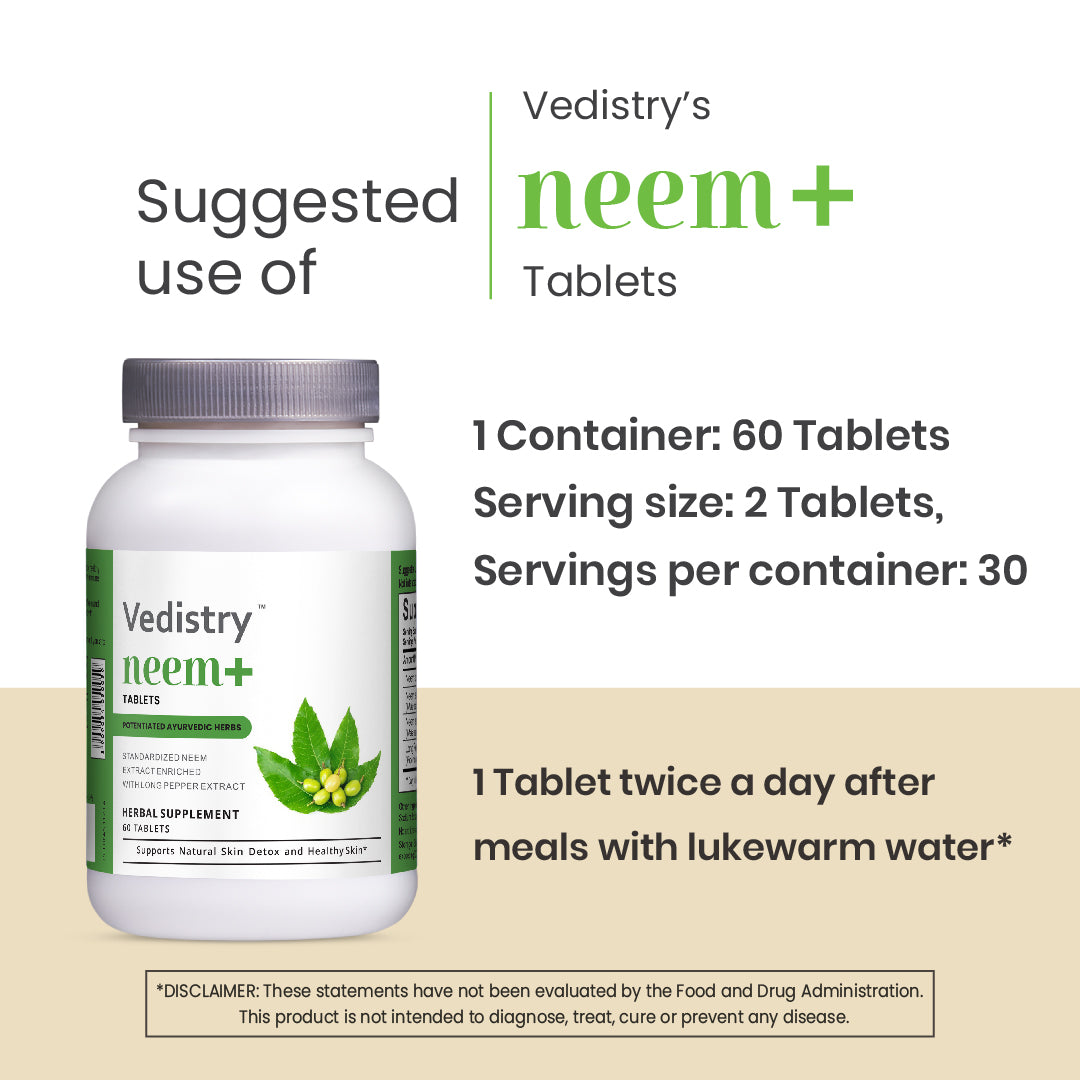 Vedistry neem+ Tablets