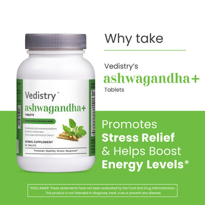 Vedistry Ashwangandha+ Tablets