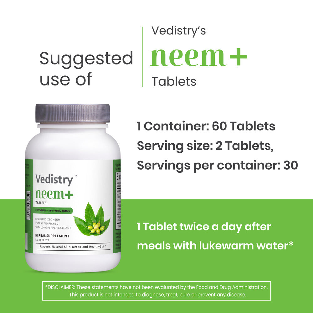 Vedistry neem+ Tablets